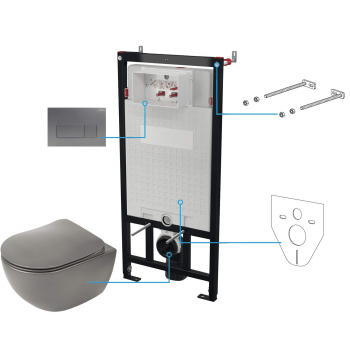 Zestaw WC podtynkowy 6 w 1