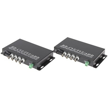 Światłowodowy konwerter wideo OVH-4D/SC 4x VIDEO + RS-485 komplet TXRX