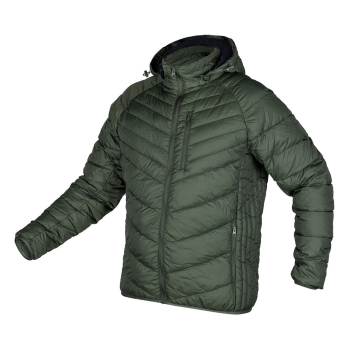 Kurtka Mix&Match, pikowana, puchowa, lekka, oliwkowo-czarna, rozmiar XXL
