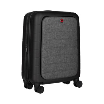 Walizka Wenger Syntry Carry-On - Obrotowa - Twarda strona - Poliester, Poliwęglan, Tworzywo ABS, Szary Wrzos - 35.60cm (14")