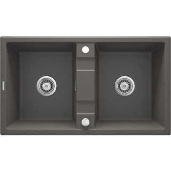 Zlewozmywak granitowy 2-komorowy ZQE_T203 5908212088685