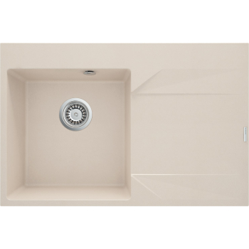 Zlewozmywak granitowy 1-komorowy z ociekaczem - prawy