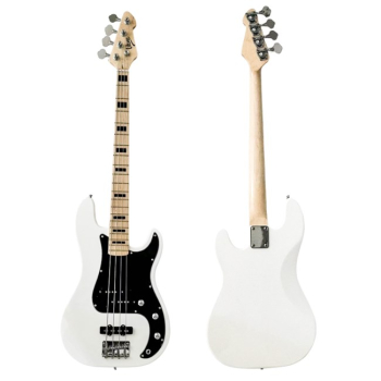 Gitara elektryczna basowa V-TONE PJB46 WH 4/4 biał