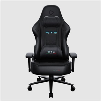 Jednostajny Fotel do gier RTC obejmuje hardcore Czarny