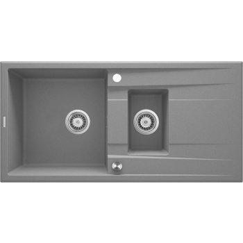 Zlewozmywak granitowy 1.5-komorowy z ociekaczem ZQE_S513 5908212080009