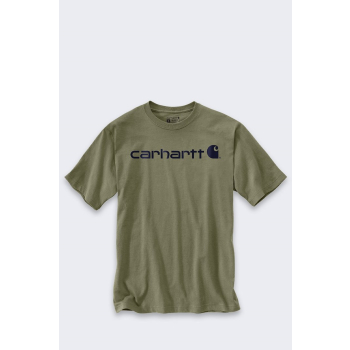 Koszulka Carhartt Dearborn Relaxed Logo DUSTY OLIV