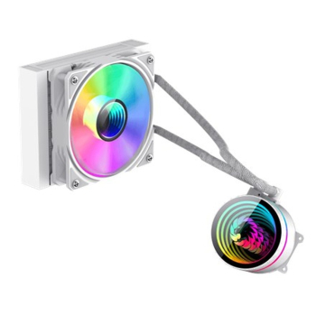 Gamemax CPU Liquid Cooler | ICEBURG 120 WT | White