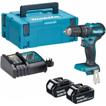 MAKITA WKRĘTARKA UDAROWA 18V DHP485RAJ 50/27Nm 2x2,0Ah BL