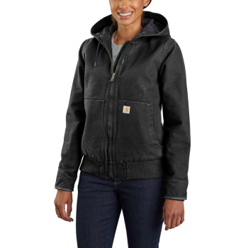 Kurtka ocieplana damska Carhartt Washed Duck Active Jackets - black rozmiar: s