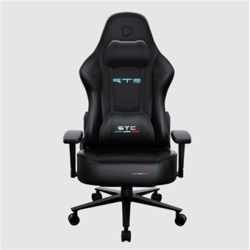 Jednostajny Fotel do gier RTC obejmuje hardcore Czarny