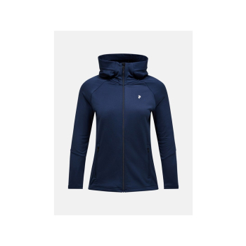 Bluza PEAK PERFORMANCE W Rider Essentials Zip Hood granatowy - XS