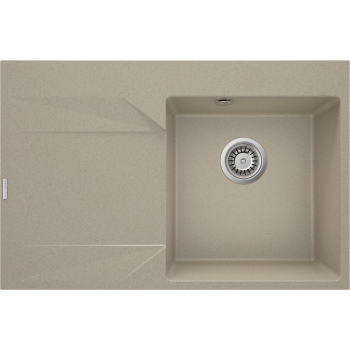 Zlewozmywak granitowy 1-komorowy z ociekaczem - lewy