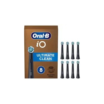 Braun Oral-B iO Ultimative Reinigung Aufsteckbürsten schwarz (8 Stk.)