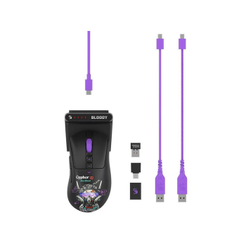 Mysz bezprzewodowa A4Tech Bloody R73 ULTRA DUO Cypher Ghost
