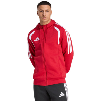 Bluza męska adidas Tiro 26 League Sweat Full Zip Hoodie czerwona KF9106 2XL