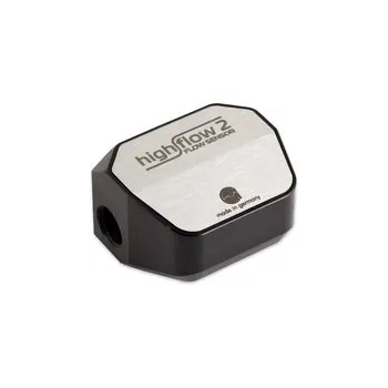 aqua Computer Durchflusssensor high flow 2, 2x G1/4 - silber/schwarz