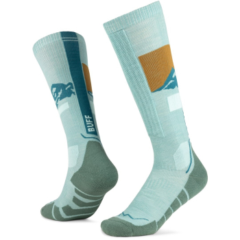 Skarpetki Buff MERINO HW OVER THE CALF SOCKS HWO1 SEA GREEN S   36/38