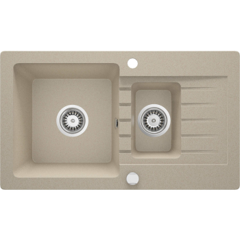 Zlewozmywak granitowy 1.5-komorowy z ociekaczem ZQZ 7513 5907650851813