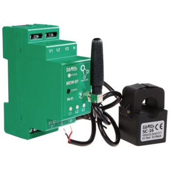 Monitor energii elektrycznej MEW-01/ANT-1F jednofazowy ZAMEL