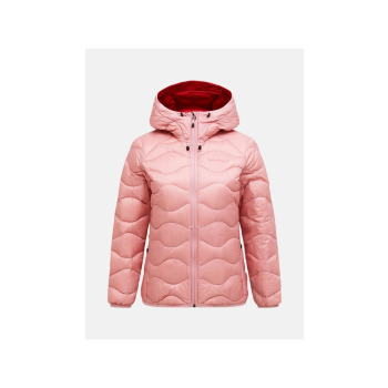 Kurtka damska puchowa PEAK PERFORMANCE W Helium Down Hood Jacket kolor rĂłĹĽowy - M