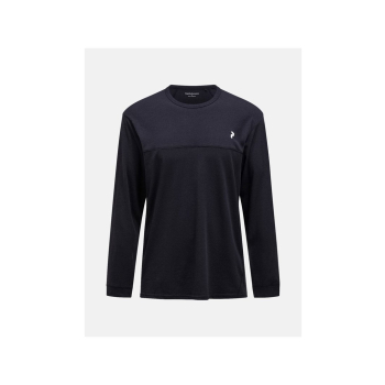 Koszulka PEAK PERFORMANCE M Trail Wool Blend LS czarny - 2XL