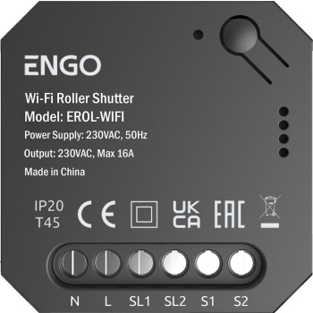 ENGO Controls EROL-WIFI - Sterownik Rolet Wi-Fi do systemu ENGO Smart podtynkowy