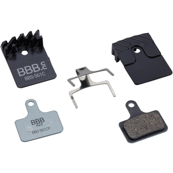 Okładziny hamulcowe z radiatorem BBB DiscStop Coolfin Shimano Road / XTR   one size