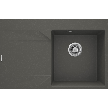 Zlewozmywak granitowy 1-komorowy z ociekaczem - lewy