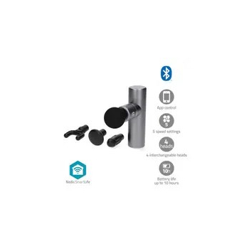 Pistolet do masażu Nedis SmartLife 5 trybów