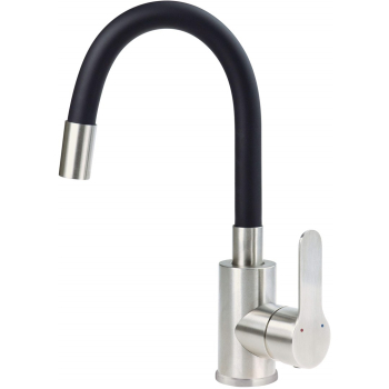 Bateria umywalkowa z giętą wylewką