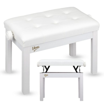 V-TONE PB3 WH ława do pianina keyboardu biała tapi