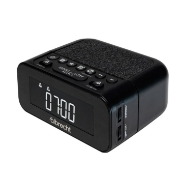 Albrecht DR 451 DAB+/UKW Radiowecker, schwarz