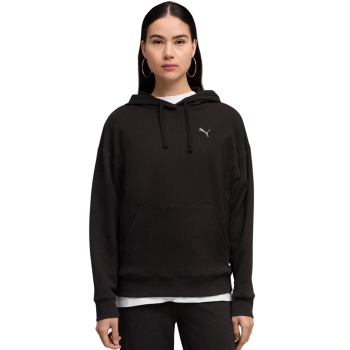 Bluza damska Puma ESS Elevated Comfort Hoodie czarna 691814 01 L