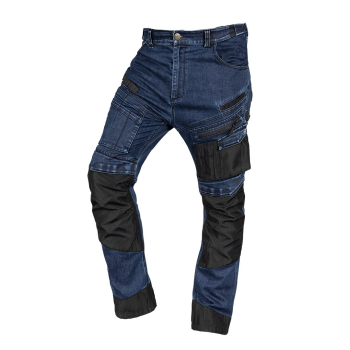 Spodnie robocze DENIM, wzmocnienia Oxford, granatowe, rozmiar L
