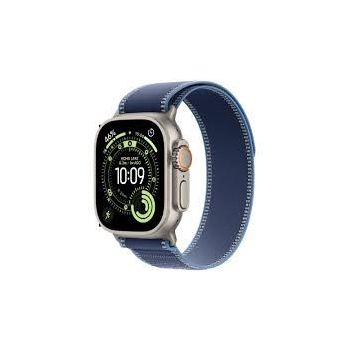 Apple Watch Ultra 3Â GPS + CellularÂ 49mmÂ Natural Titanium Case with Blue/Bright Blue Trail Loop - S/M