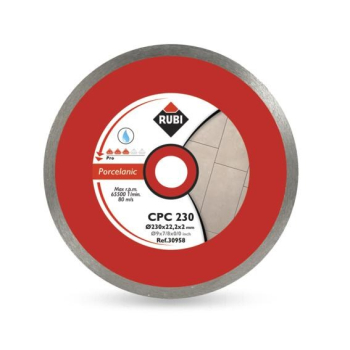 RUBI TARCZA DIAMENTOWA CPC 250 x 25,4mm PRO DO GRESU PORCELANOWEGO