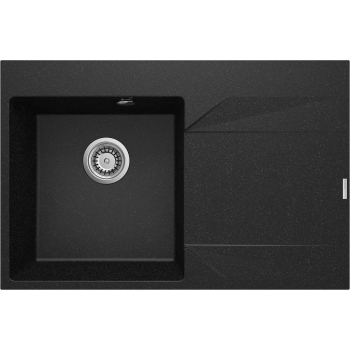 Zlewozmywak granitowy 1-komorowy z ociekaczem - prawy