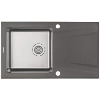 Zlewozmywak granitowo-stalowy 1-komorowy z ociekaczem ZSR_T113 5908212089170