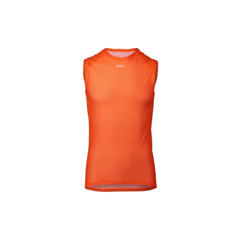 Koszulka szybkoschnąca POC Essential Layer Vest - zink orange rozmiar: s