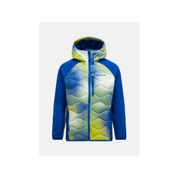 Kurtka puchowa mÄ™ska PEAK PERFORMANCE M Helium Aop Down Hybrid Hood kolor multikolor - XL