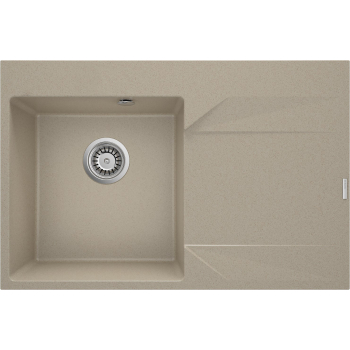 Zlewozmywak granitowy 1-komorowy z ociekaczem - prawy