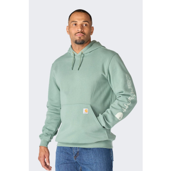 Bluza Carhartt Iconic K288 Logo GREEN SLATE