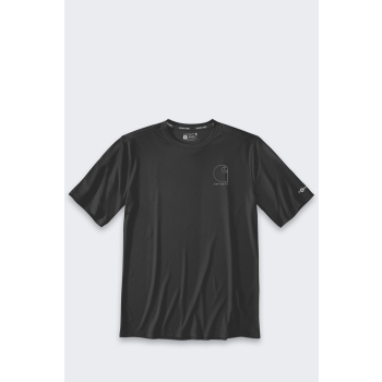 Koszulka Sun Defender Lightweight Logo SS Black