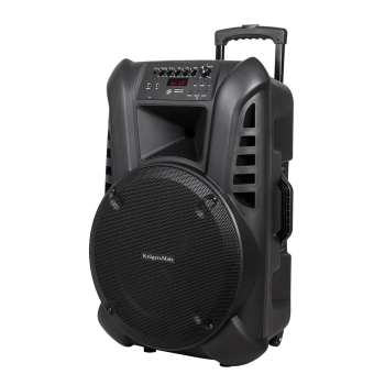 Aktywna kolumna głośnikowa (z 2 mikrofonami bezprzewodowymi UHF, SD, Bluetooth, FM, USB) 60 Watt