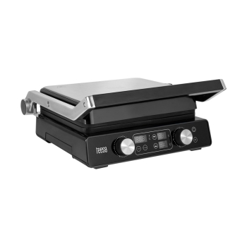 Grill elektryczny TEESA , panini grill , opiekacz, 3 pozycje , wyjmowane wkłady, 2000W