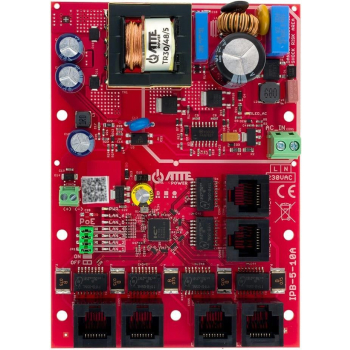 Switch PoE 6 portowy ze zintegrowanym zasilaczem ATTE IPB-5-10A-OF