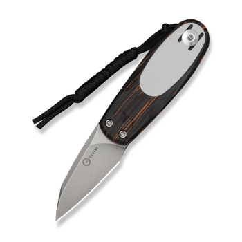 Nóż Civivi Purr Nitro-V Orange Black & White G10