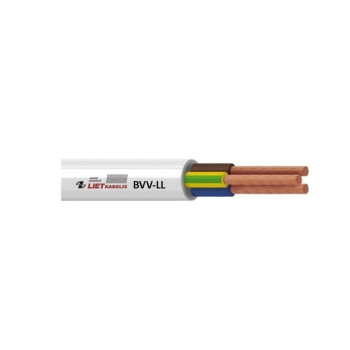 CABLE BVV-LL 2X2.5 WHITE (25M)