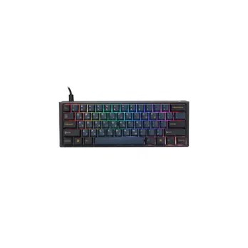 Klawiatura gamingowa Ducky One 3 Pro Mini Nazca Line, mechaniczna, 8 000 Hz, Hot Swap, RGB - Cherry MX2A Niebieska, ANSI (US)