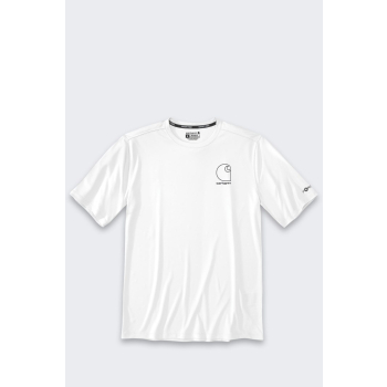 Koszulka Sun Defender Lightweight Logo SS White